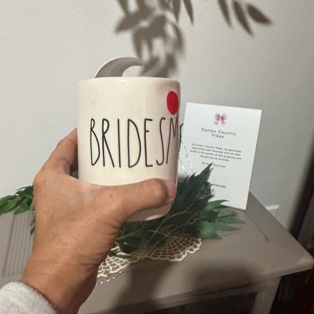 Rae Dunn White Bridesmaid Mug